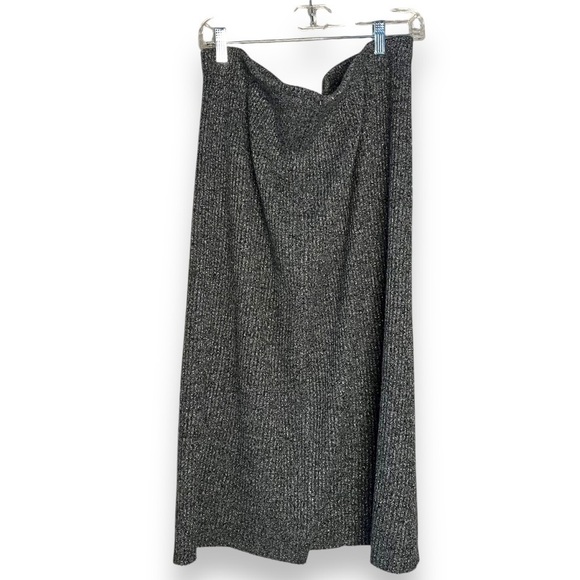 Vintage Diane von Furstenberg Leopard Metallic Cardigan and Skirt Set PLUS SIZE - Picture 5 of 10